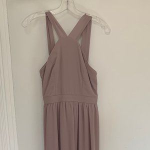Air of Romance Taupe Bridesmaid Dress - S